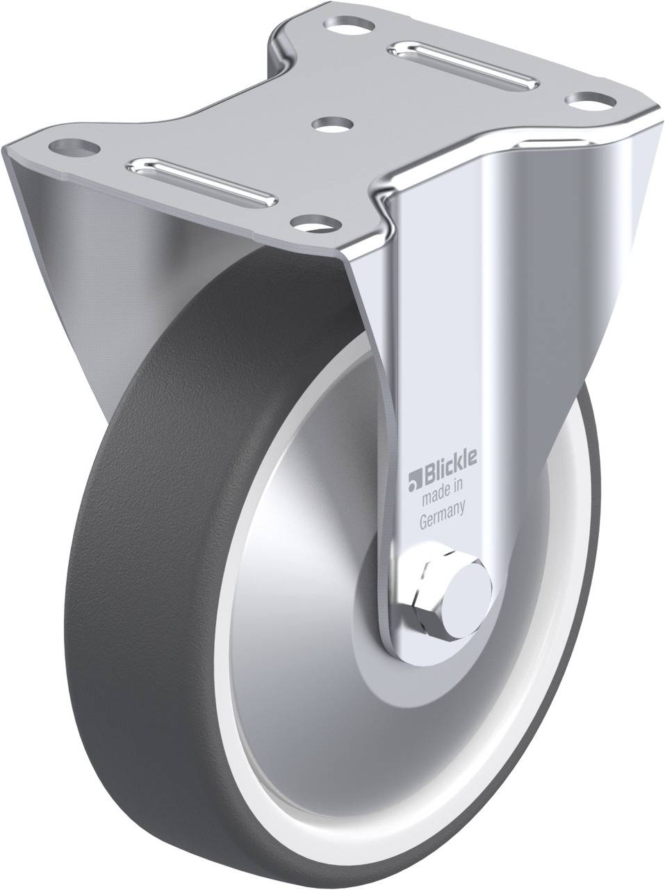 Blickle 749098 B-POTH 160G-FA Rolka nieprowadząca Średnica koła: 160 mm Maksymalne obciążenie: 400 kg 1 szt. - obrazek 1