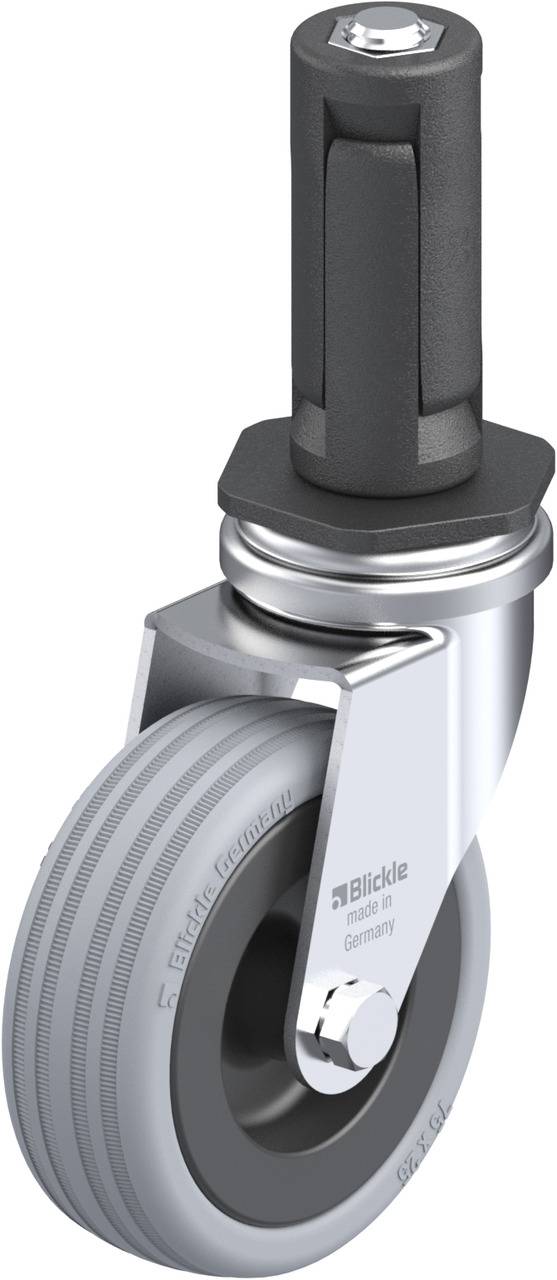 Blickle 848017 LRA-VPA 75G-ER03 Kółko skrętne Średnica koła: 75 mm Maksymalne obciążenie: 60 kg 1 szt. - obrazek 1