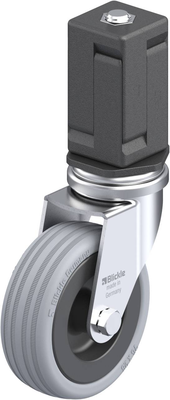 Blickle 848024 LRA-VPA 75G-EV07 Kółko skrętne Średnica koła: 75 mm Maksymalne obciążenie: 60 kg 1 szt. - obrazek 1