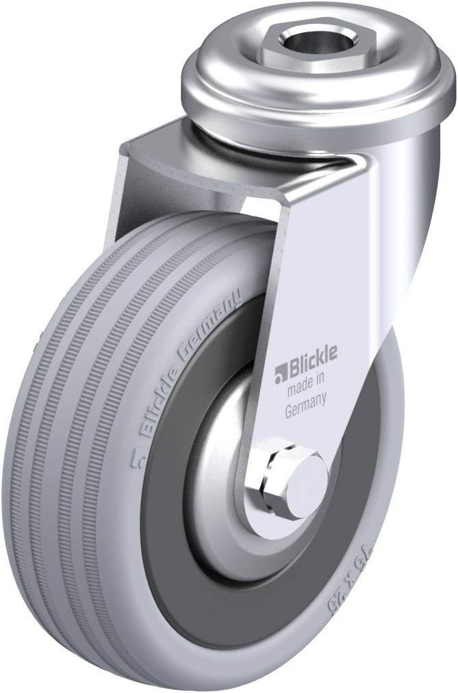 Blickle 226829 LRA-VPA 75G-FA Kółko skrętne Średnica koła: 75 mm Maksymalne obciążenie: 60 kg 1 szt. - obrazek 1