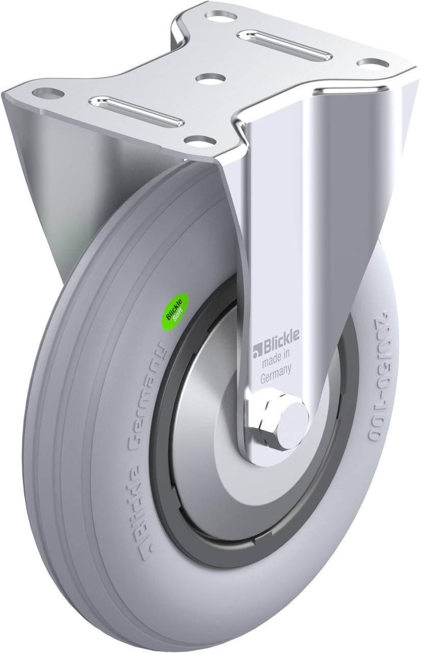 Blickle 849987 B-VWPP 200R-SG-FA Rolka nieprowadząca Średnica koła: 200 mm Maksymalne obciążenie: 100 kg 1 szt. - obrazek 1