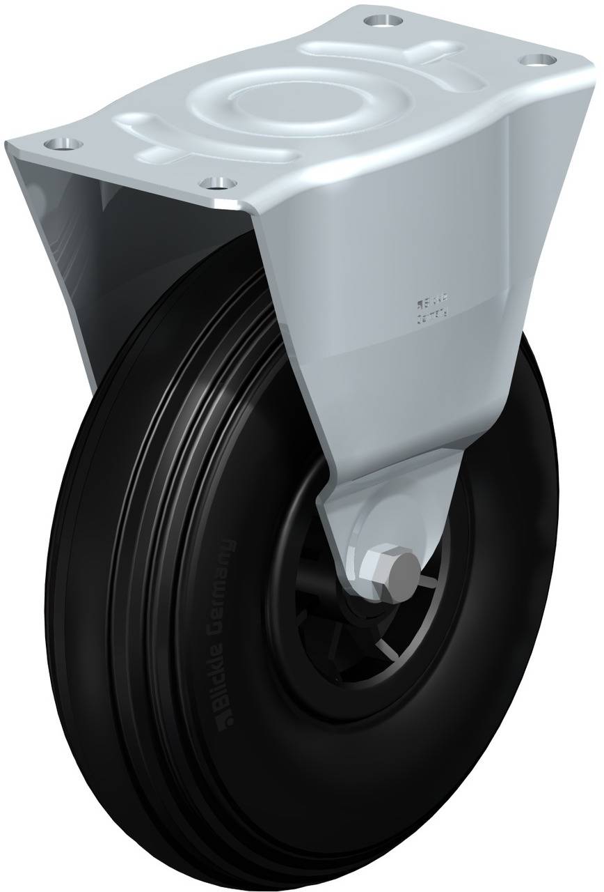 Blickle 754252 B-VWPP 260R Rolka nieprowadząca Średnica koła: 260 mm Maksymalne obciążenie: 200 kg 1 szt. - obrazek 1