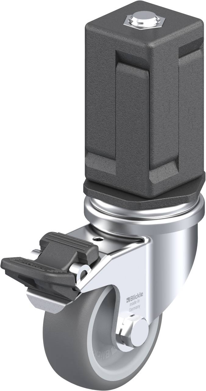 Blickle 847769 LRA-TPA 50G-FI-EV07 Kółko skrętne z hamulcem Średnica koła: 50 mm Maksymalne obciążenie: 50 kg 1 szt. - obrazek 1