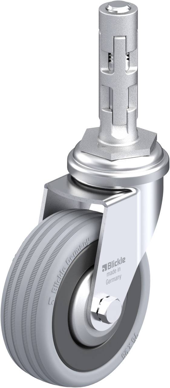 Blickle 642470 LRA-VPA 75G-FA-E01 Kółko skrętne Średnica koła: 75 mm Maksymalne obciążenie: 60 kg 1 szt. - obrazek 1