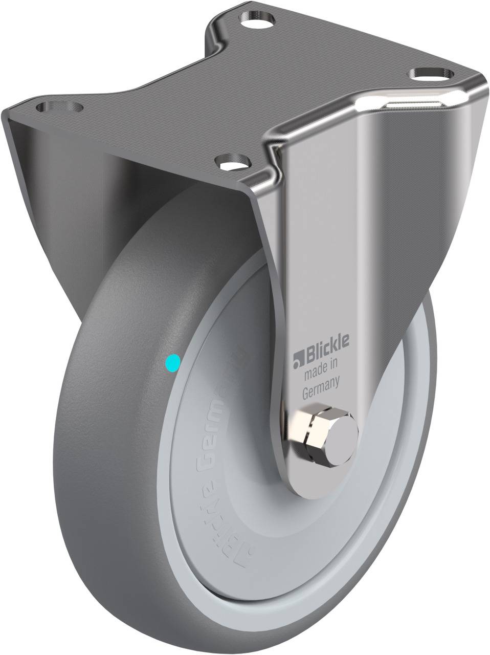 Blickle 760827 BX-TPA 127KFD Rolka nieprowadząca Średnica koła: 125 mm Maksymalne obciążenie: 125 kg 1 szt. - obrazek 1