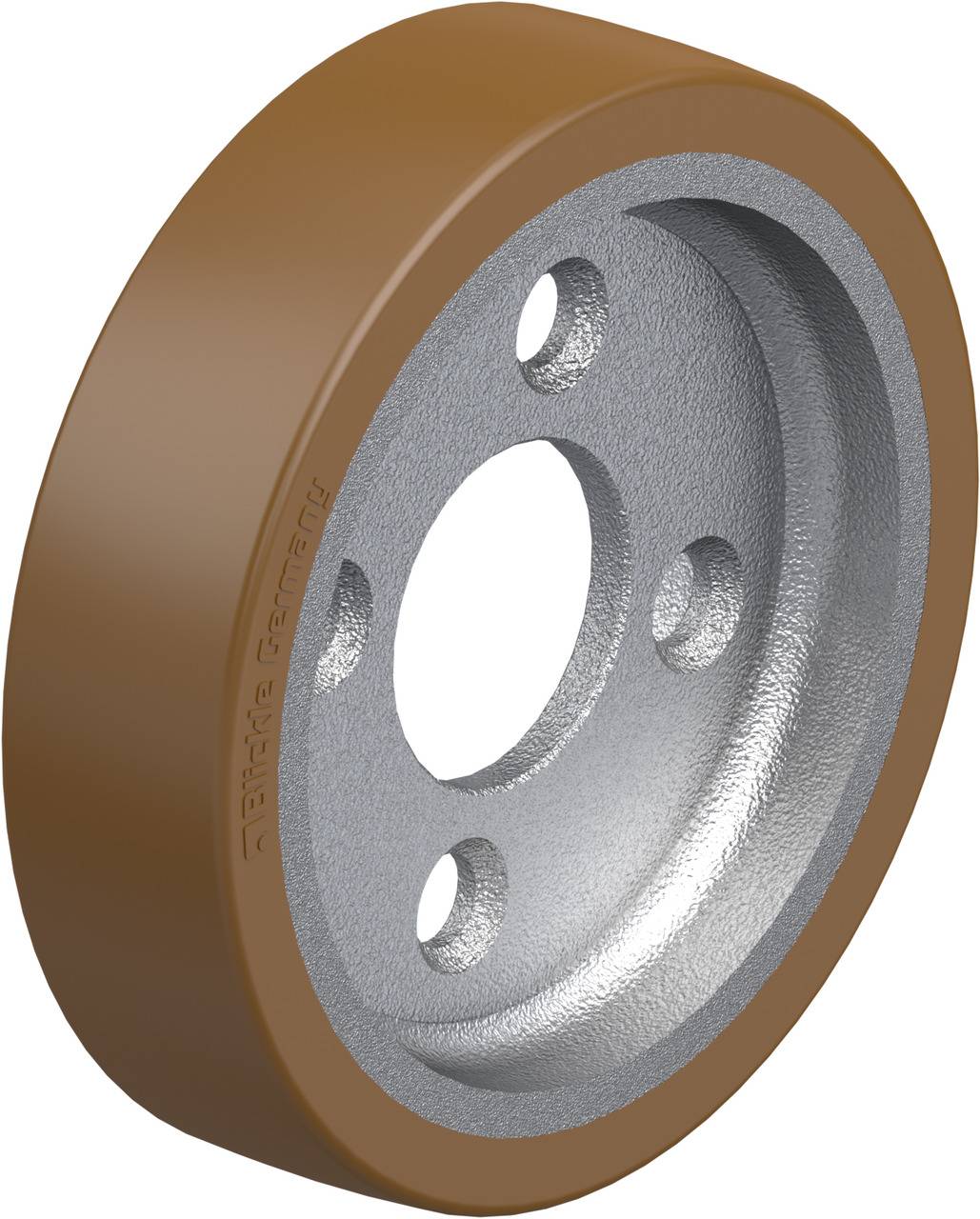 Blickle 754333 GBA 200/4 Koło kołnierzowe Średnica koła: 200 mm Maksymalne obciążenie: 900 kg 1 szt. - obrazek 1