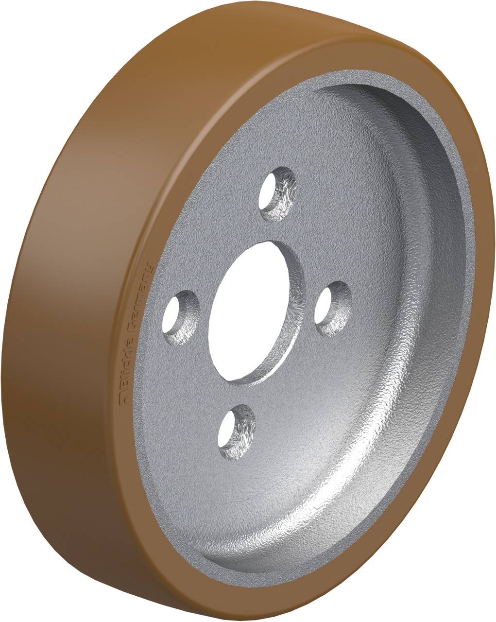 Blickle 754334 GBA 250/4 Koło kołnierzowe Średnica koła: 250 mm Maksymalne obciążenie: 1300 kg 1 szt. - obrazek 1