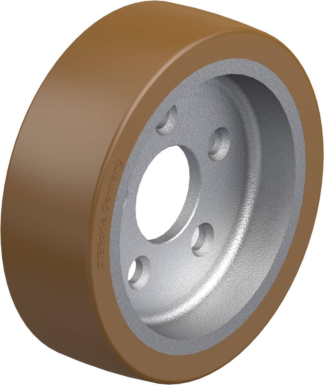 Blickle 754335 GBA 252/5 Koło kołnierzowe Średnica koła: 250 mm Maksymalne obciążenie: 1600 kg 1 szt. - obrazek 1
