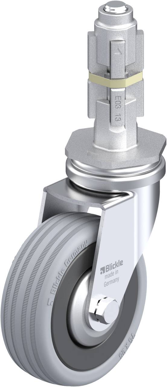 Blickle 275149 LRA-VPA 75G-FA-E03 Kółko skrętne Średnica koła: 75 mm Maksymalne obciążenie: 60 kg 1 szt. - obrazek 1