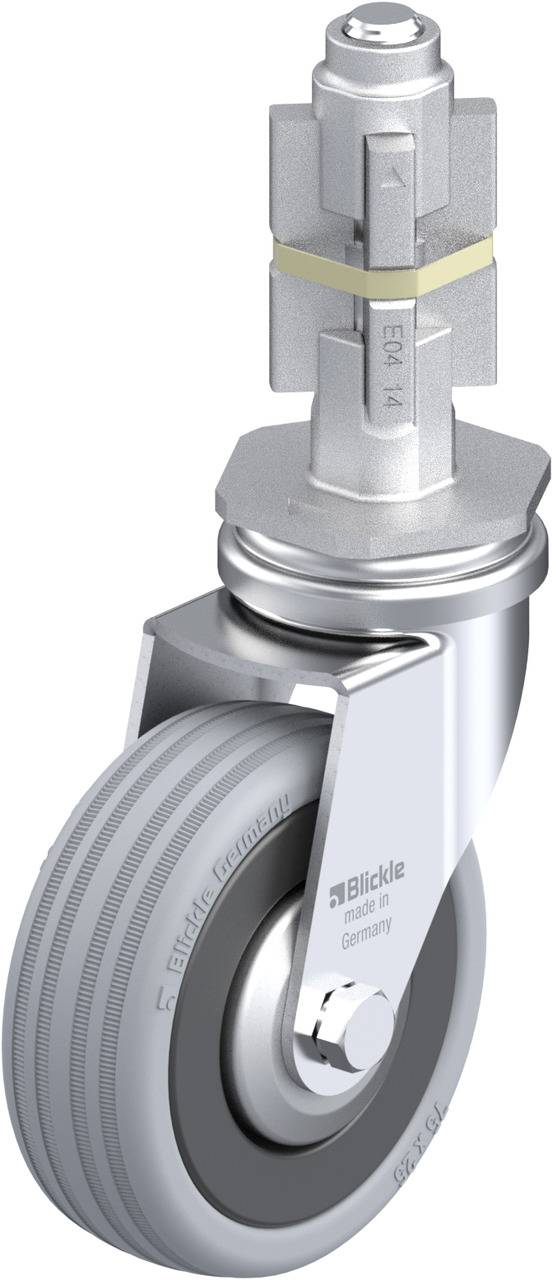 Blickle 483248 LRA-VPA 75G-FA-E04 Kółko skrętne Średnica koła: 75 mm Maksymalne obciążenie: 60 kg 1 szt. - obrazek 1