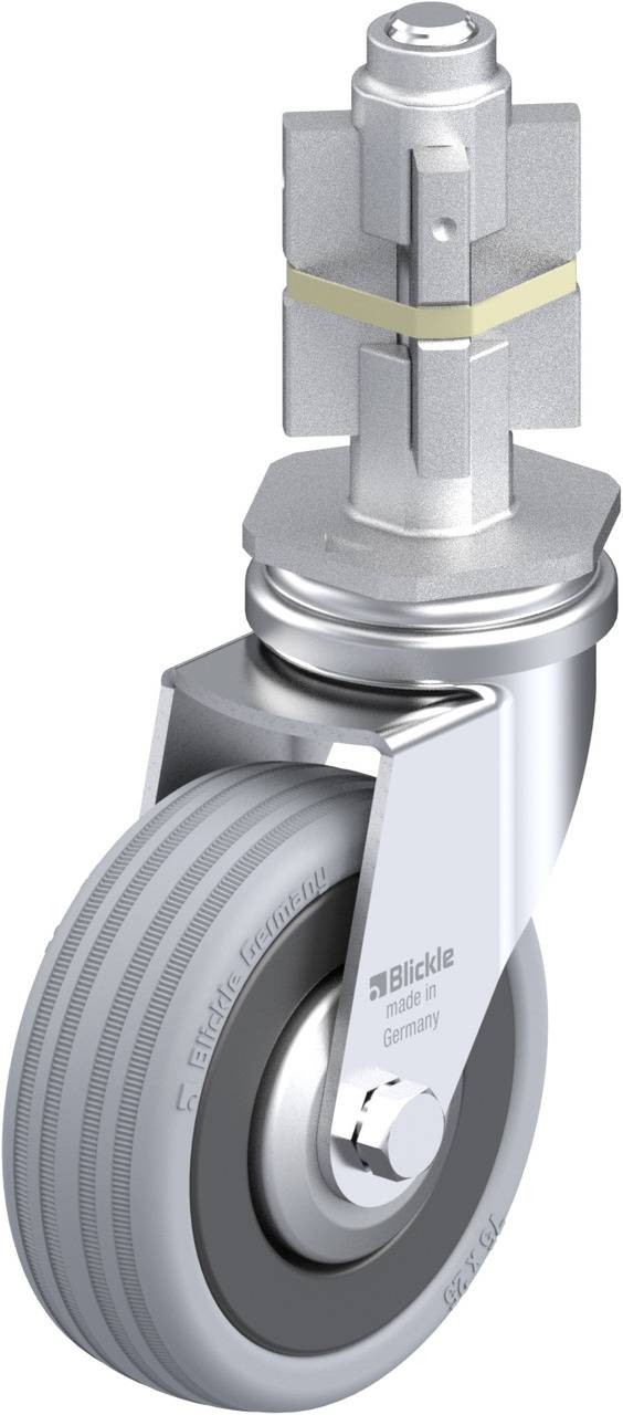 Blickle 274720 LRA-VPA 75G-FA-E05 Kółko skrętne Średnica koła: 75 mm Maksymalne obciążenie: 60 kg 1 szt. - obrazek 1