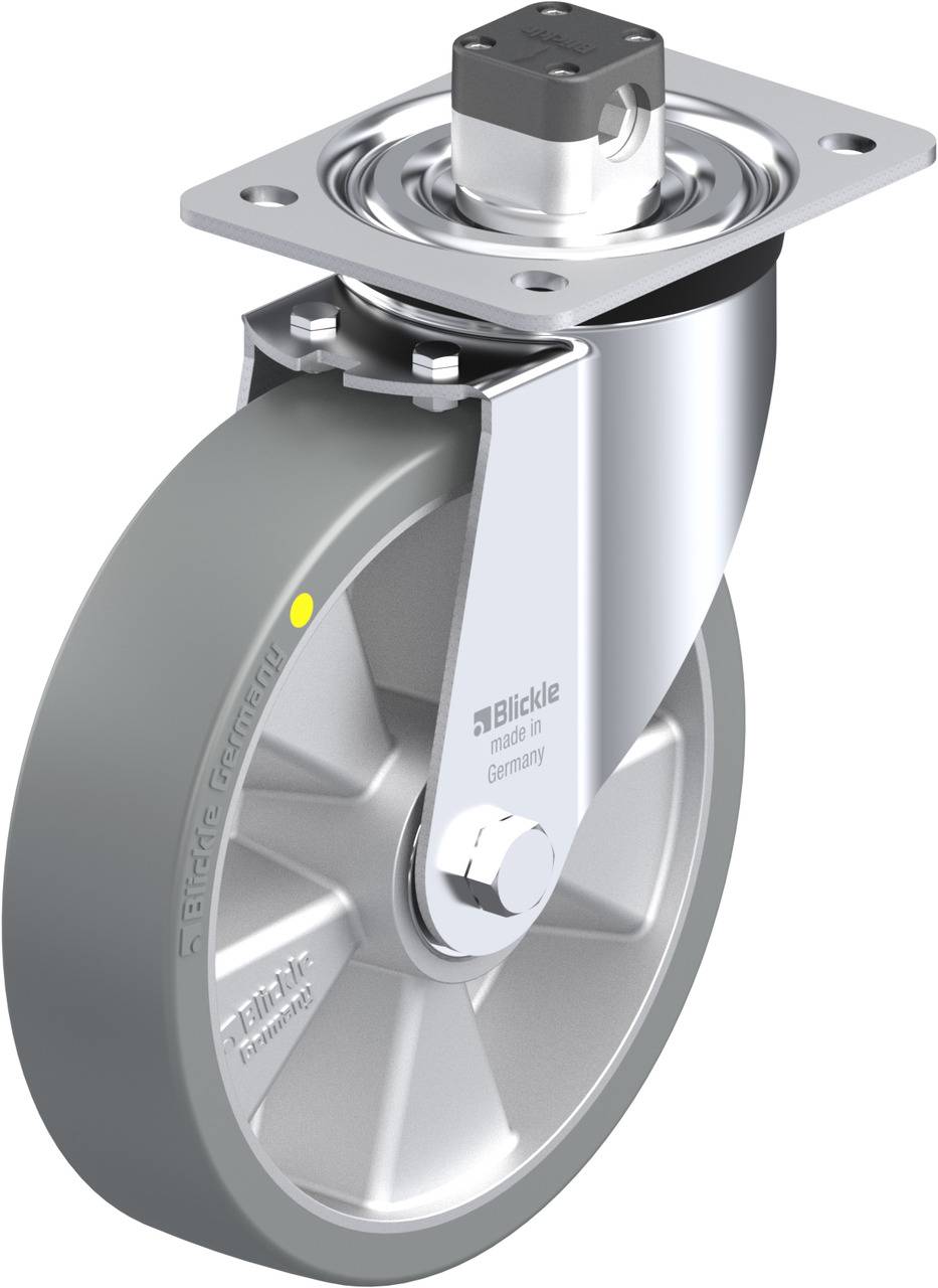 Blickle 852480 L-ALTH 200K-CS11-AS Kółko skrętne z hamulcem Średnica koła: 200 mm Maksymalne obciążenie: 400 kg 1 szt. - obrazek 1