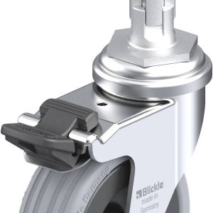 Blickle 323311 LRA-VPA 75G-FI-E01 Kółko skrętne z hamulcem Średnica koła: 75 mm Maksymalne obciążenie: 60 kg 1 szt. Blickle 323311 LRA-VPA 75G-FI-E01 Kółko skrętne z hamulcem Średnica koła: 75 mm Maksymalne obciążenie: 60 kg 1 szt.