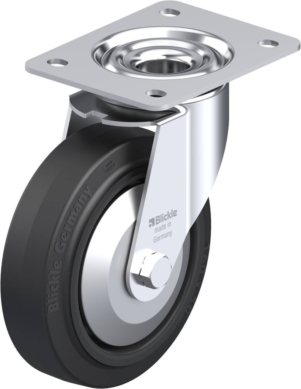 Blickle 850175 LE-POEV 160XR-FA Kółko skrętne Średnica koła: 160 mm Maksymalne obciążenie: 300 kg 1 szt. - obrazek 1