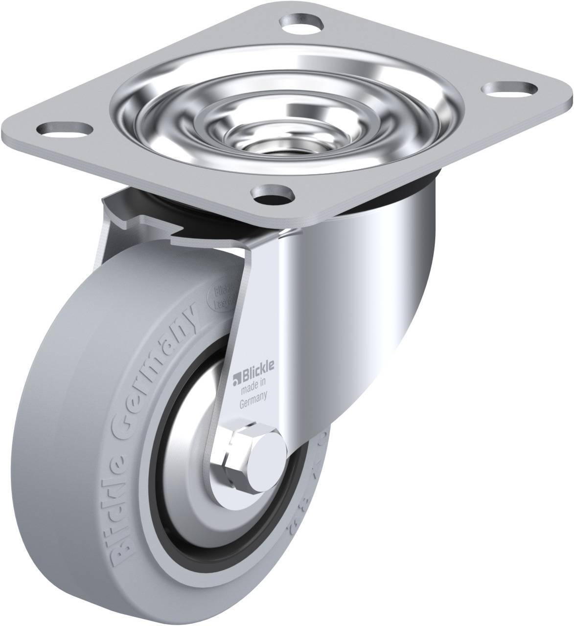 Blickle 850062 LE-POEV 80G-SG-FA Kółko skrętne Średnica koła: 80 mm Maksymalne obciążenie: 140 kg 1 szt. - obrazek 1