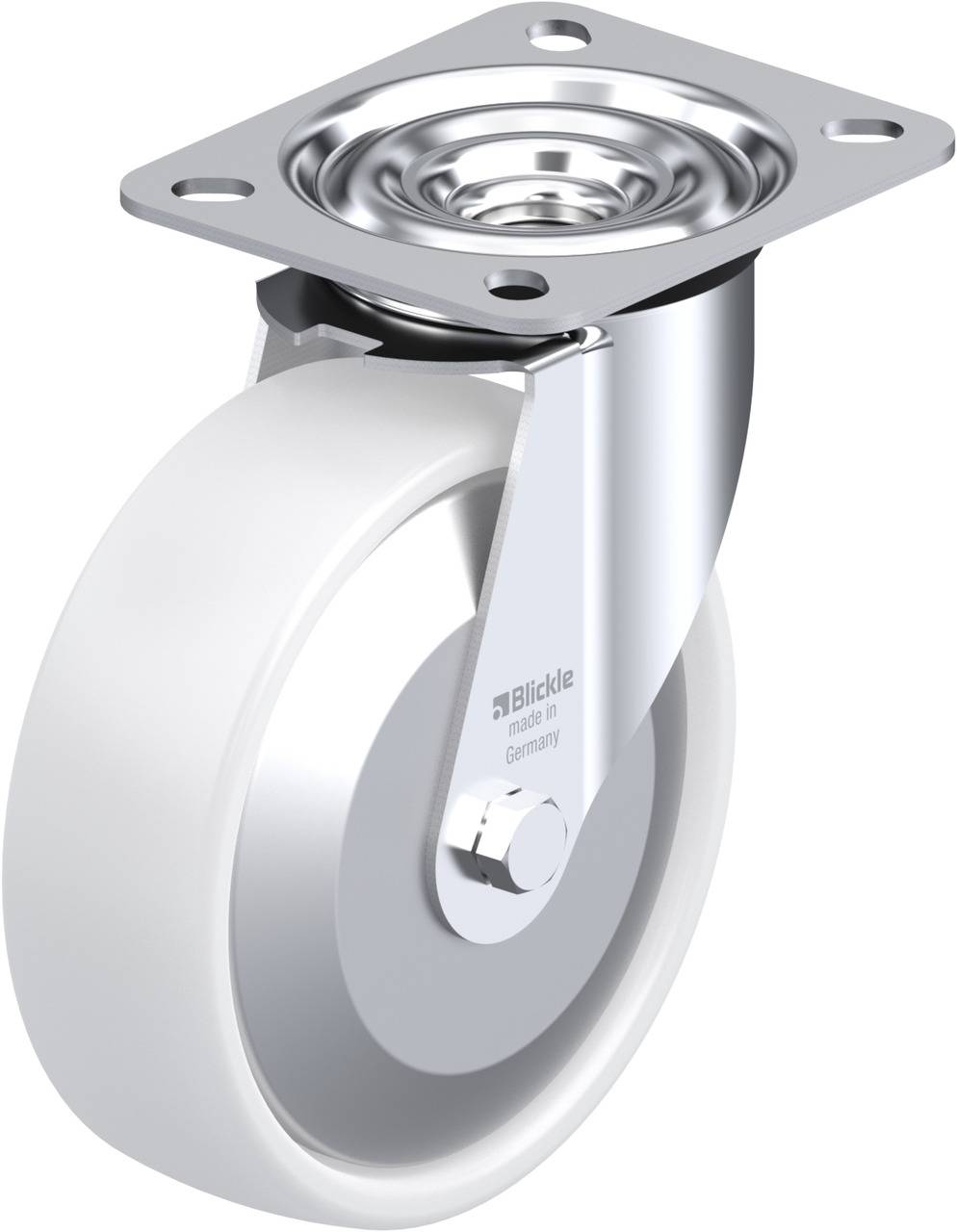 Blickle 483016 LE-PPN 125R-FA Kółko skrętne Średnica koła: 125 mm Maksymalne obciążenie: 150 kg 1 szt. - obrazek 1