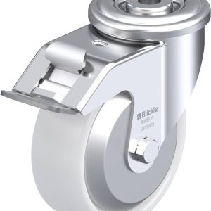 Blickle 762893 LER-PPN 100R-FI-FA Kółko skrętne z hamulcem Średnica koła: 100 mm Maksymalne obciążenie: 150 kg 1 szt.