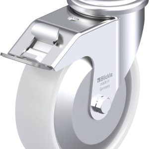 Blickle 762897 LER-PPN 125G-FI-FA Kółko skrętne z hamulcem Średnica koła: 125 mm Maksymalne obciążenie: 150 kg 1 szt.