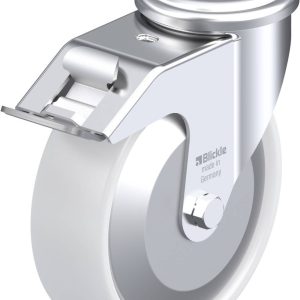 Blickle 762901 LER-PPN 125R-FI-FA Kółko skrętne z hamulcem Średnica koła: 125 mm Maksymalne obciążenie: 150 kg 1 szt.