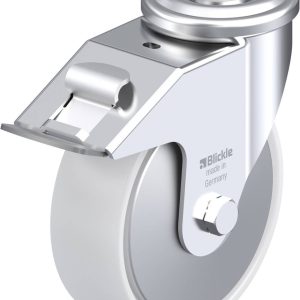 Blickle 762909 LER-PPN 150R-FI-FA Kółko skrętne z hamulcem Średnica koła: 150 mm Maksymalne obciążenie: 300 kg 1 szt.