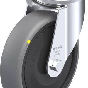 Blickle 762168 LER-TPA 127KF-ELS Kółko skrętne Średnica koła: 125 mm Maksymalne obciążenie: 80 kg 1 szt.