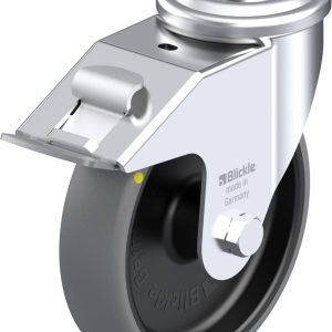 Blickle 849898 LER-TPA 160G-FI-ELS Kółko skrętne z hamulcem Średnica koła: 160 mm Maksymalne obciążenie: 130 kg 1 szt. Blickle 849898 LER-TPA 160G-FI-ELS Kółko skrętne z hamulcem Średnica koła: 160 mm Maksymalne obciążenie: 130 kg 1 szt.