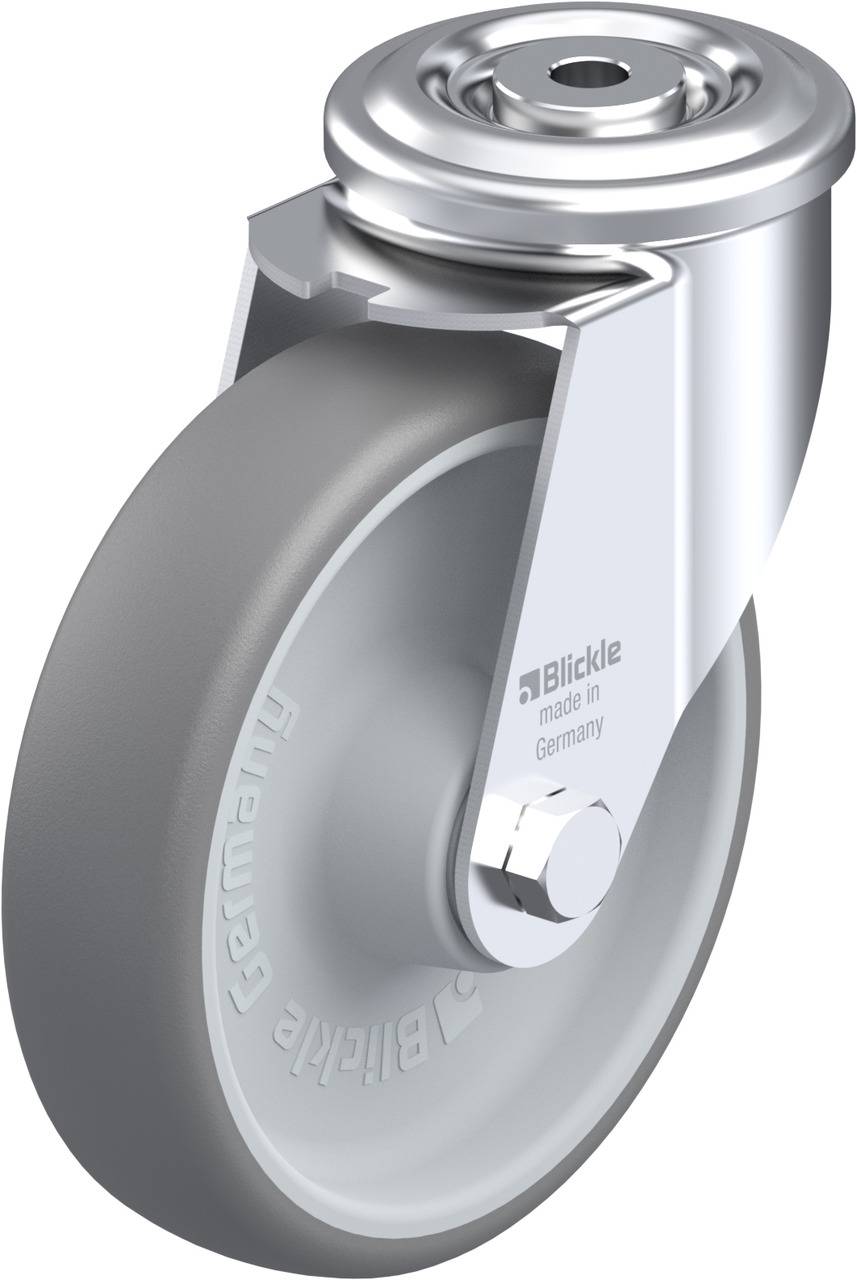 Blickle 757051 LER-TPA 160R Kółko skrętne Średnica koła: 160 mm Maksymalne obciążenie: 200 kg 1 szt. - obrazek 1