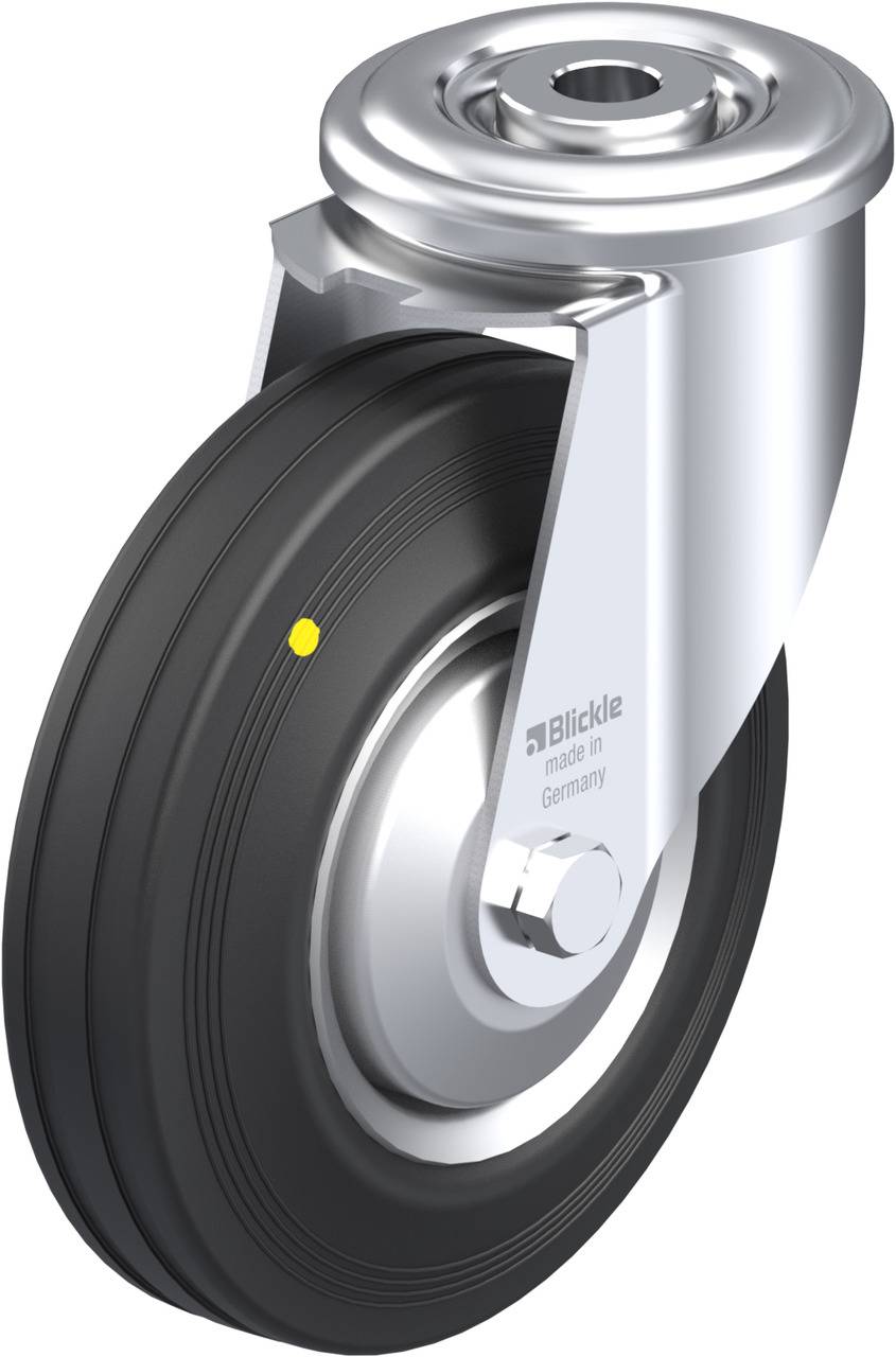 Blickle 749796 LER-VE 125R-EL-FA Kółko skrętne Średnica koła: 125 mm Maksymalne obciążenie: 100 kg 1 szt. - obrazek 1