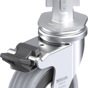 Blickle 286047 LRA-VPA 75G-FI-FA-E04 Kółko skrętne z hamulcem Średnica koła: 75 mm Maksymalne obciążenie: 60 kg 1 szt.