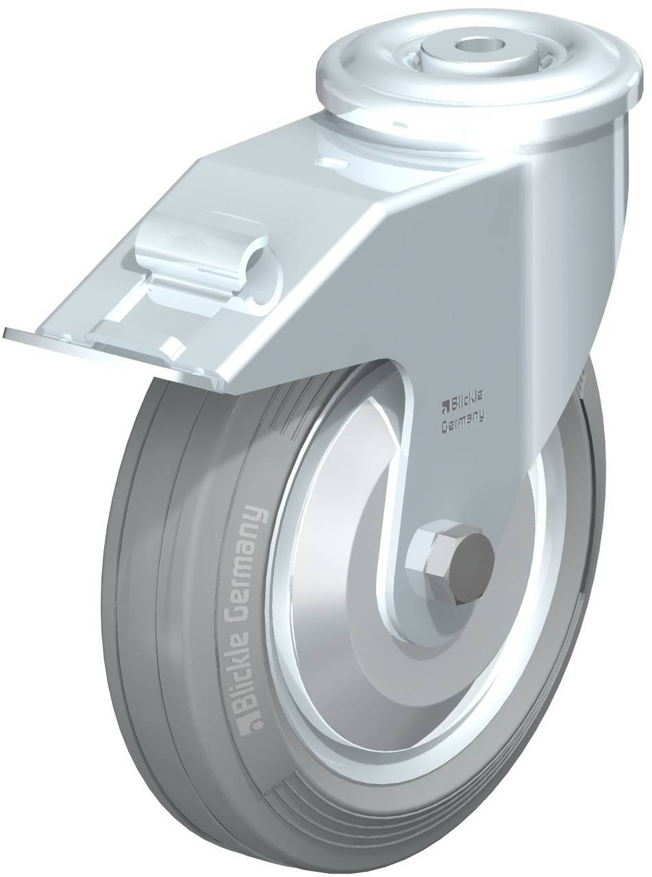 Blickle 749807 LER-VE 180R-FI-SG-FA Kółko skrętne z hamulcem Średnica koła: 180 mm Maksymalne obciążenie: 170 kg 1 szt. - obrazek 1