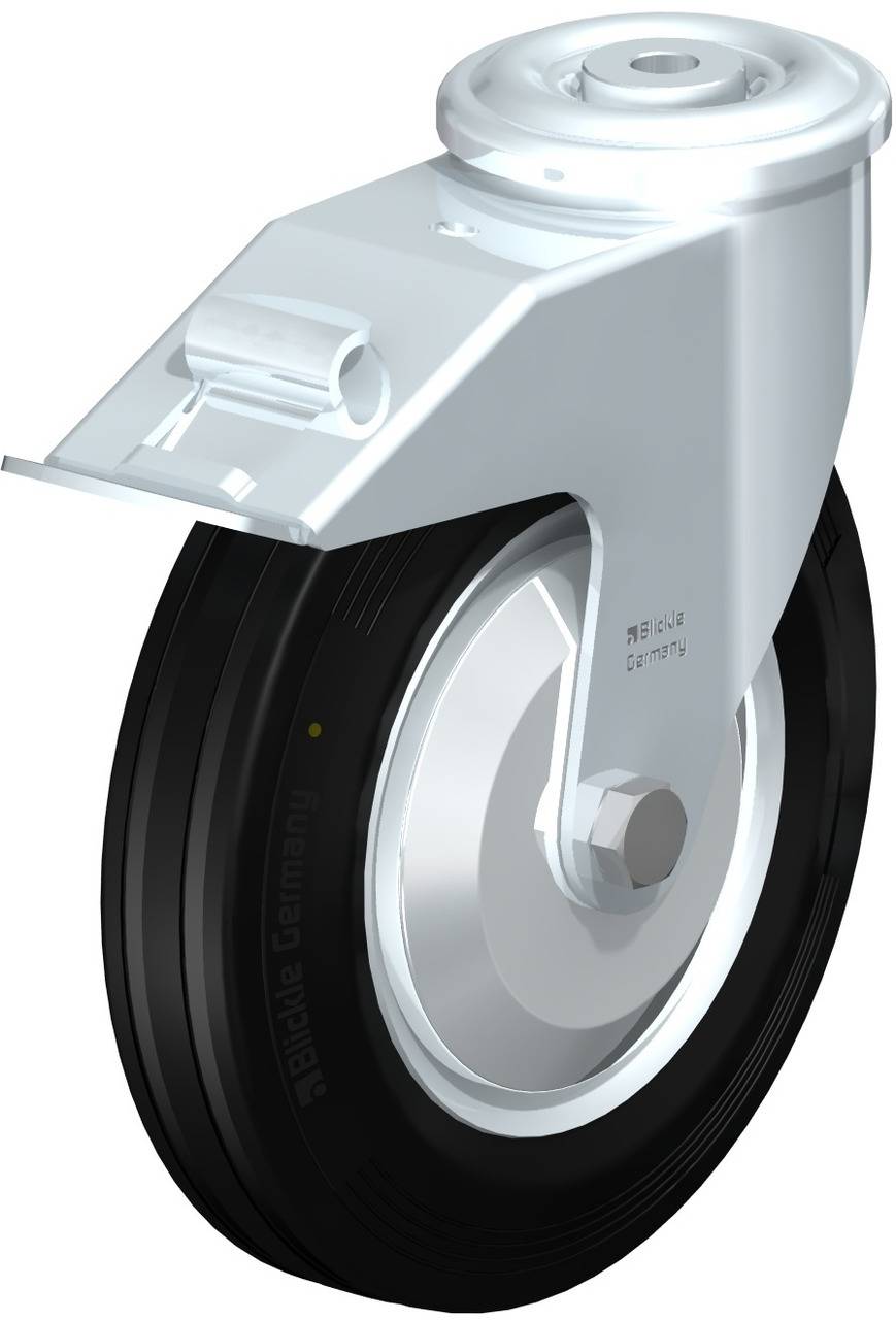 Blickle 748846 LER-VE 200R-FI-EL-FA Kółko skrętne z hamulcem Średnica koła: 200 mm Maksymalne obciążenie: 205 kg 1 szt. - obrazek 1