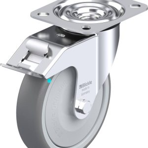 Blickle 673616 LE-TPA 127KFD-FI Kółko skrętne z hamulcem Średnica koła: 125 mm Maksymalne obciążenie: 125 kg 1 szt.
