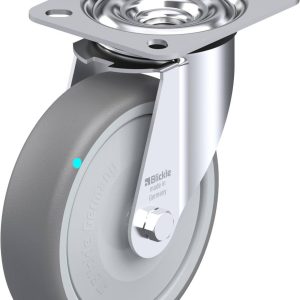 Blickle 673608 LE-TPA 127KFD Kółko skrętne Średnica koła: 125 mm Maksymalne obciążenie: 125 kg 1 szt.