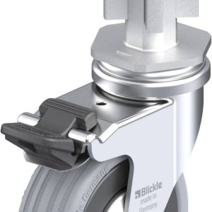 Blickle 274738 LRA-VPA 75G-FI-FA-E05 Kółko skrętne z hamulcem Średnica koła: 75 mm Maksymalne obciążenie: 60 kg 1 szt. Blickle 274738 LRA-VPA 75G-FI-FA-E05 Kółko skrętne z hamulcem Średnica koła: 75 mm Maksymalne obciążenie: 60 kg 1 szt.