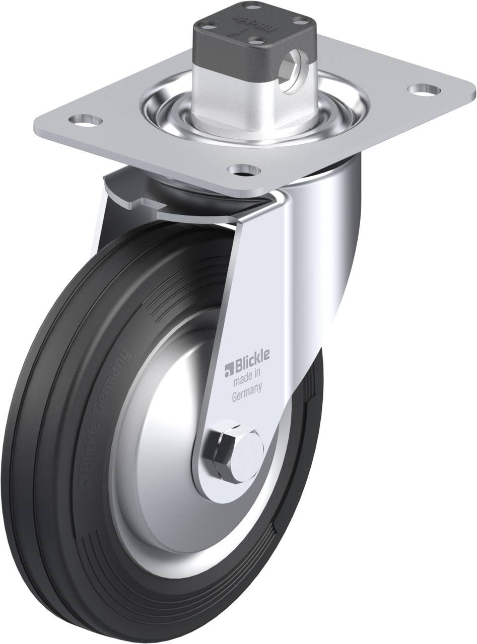 Blickle 849811 LE-VE 160R-CS11-FA Kółko skrętne z hamulcem Średnica koła: 160 mm Maksymalne obciążenie: 135 kg 1 szt. - obrazek 1