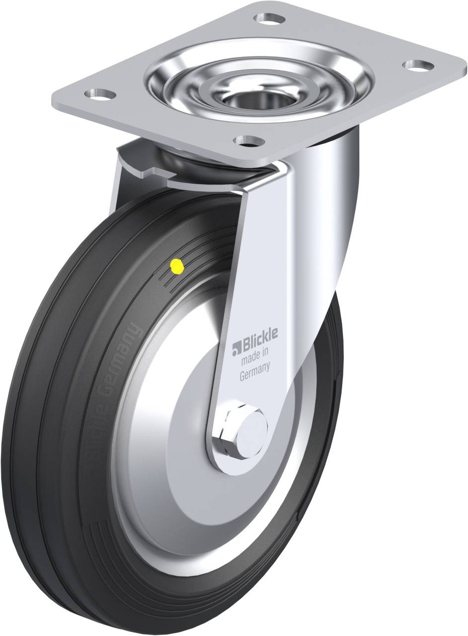 Blickle 749713 LE-VE 180R-EL-FA Kółko skrętne Średnica koła: 180 mm Maksymalne obciążenie: 170 kg 1 szt. - obrazek 1