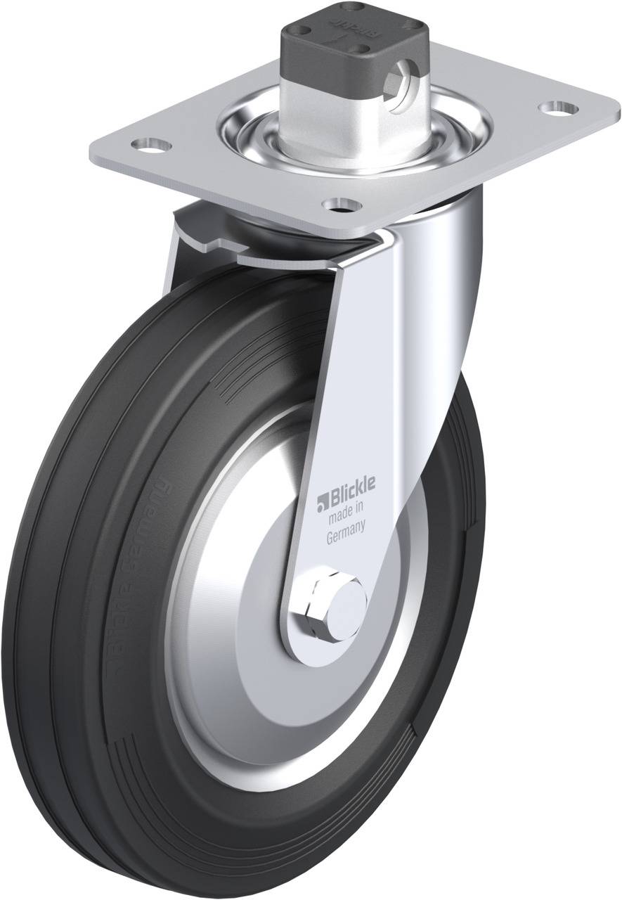 Blickle 849816 LE-VE 200R-CS11-FA Kółko skrętne z hamulcem Średnica koła: 200 mm Maksymalne obciążenie: 205 kg 1 szt. - obrazek 1