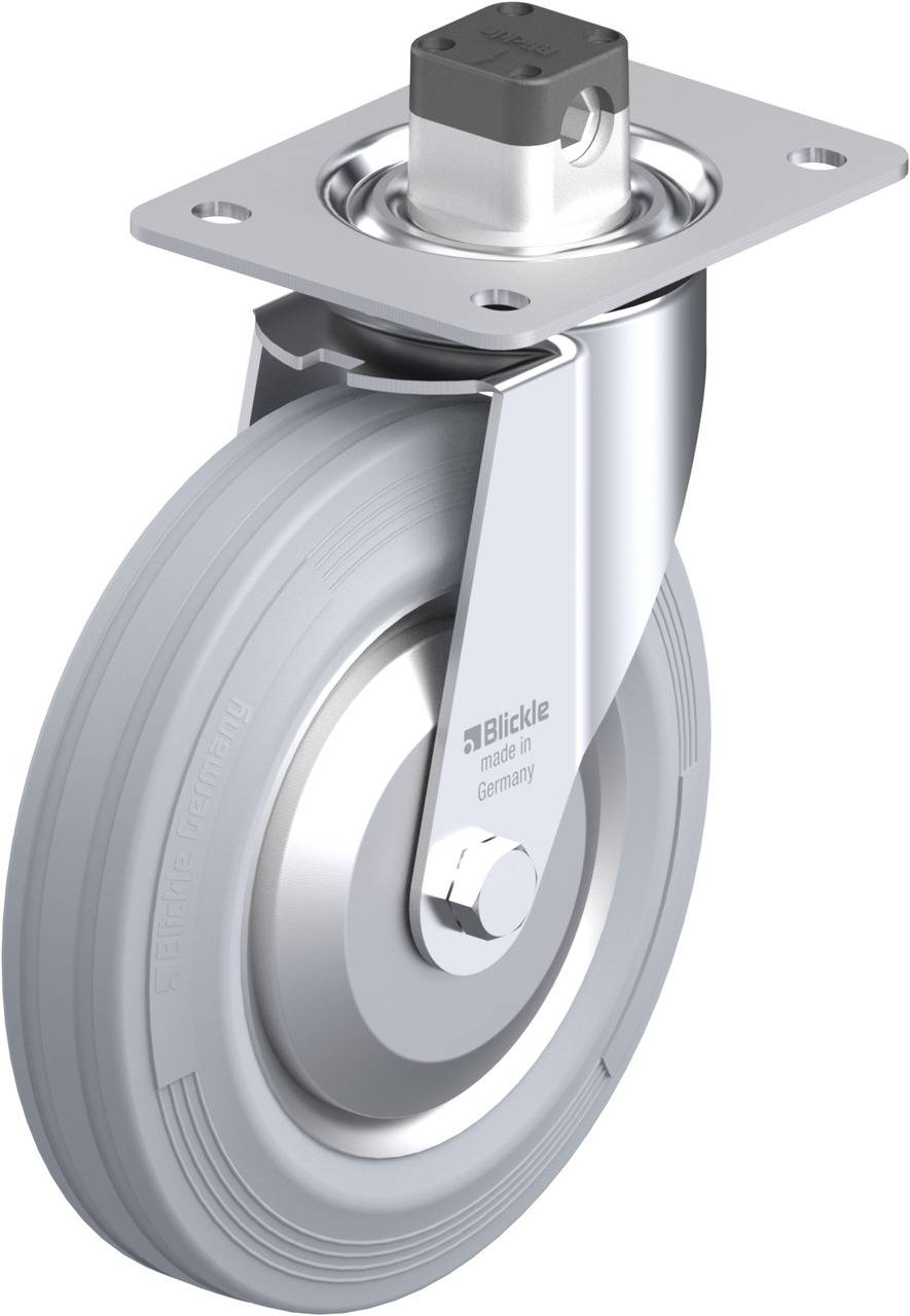 Blickle 849813 LE-VE 200R-CS11-SG-FA Kółko skrętne z hamulcem Średnica koła: 200 mm Maksymalne obciążenie: 205 kg 1 szt. - obrazek 1