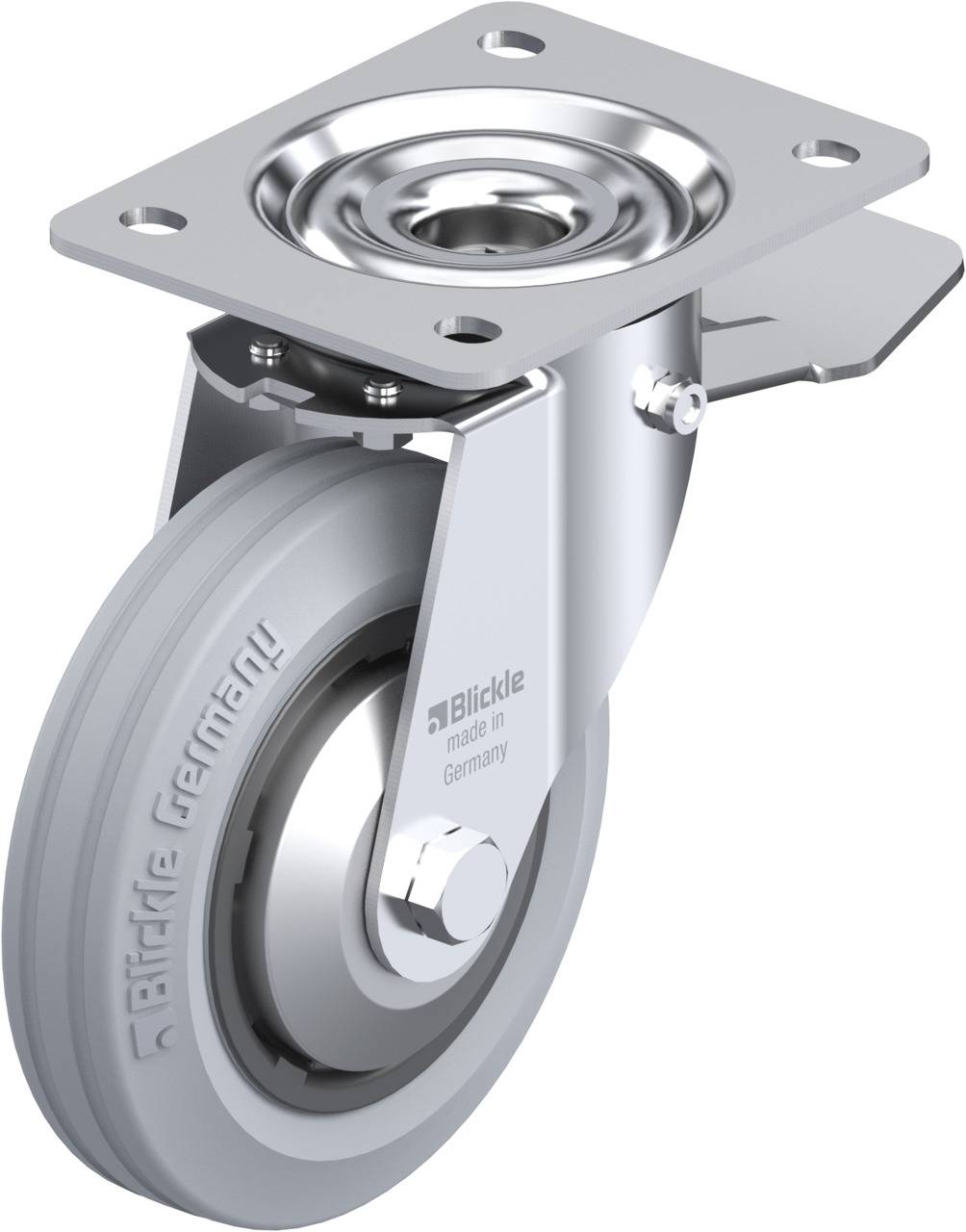 Blickle 749723 LE-VPP 150G-ST-SG-FA Kółko skrętne z hamulcem Średnica koła: 150 mm Maksymalne obciążenie: 135 kg 1 szt. - obrazek 1