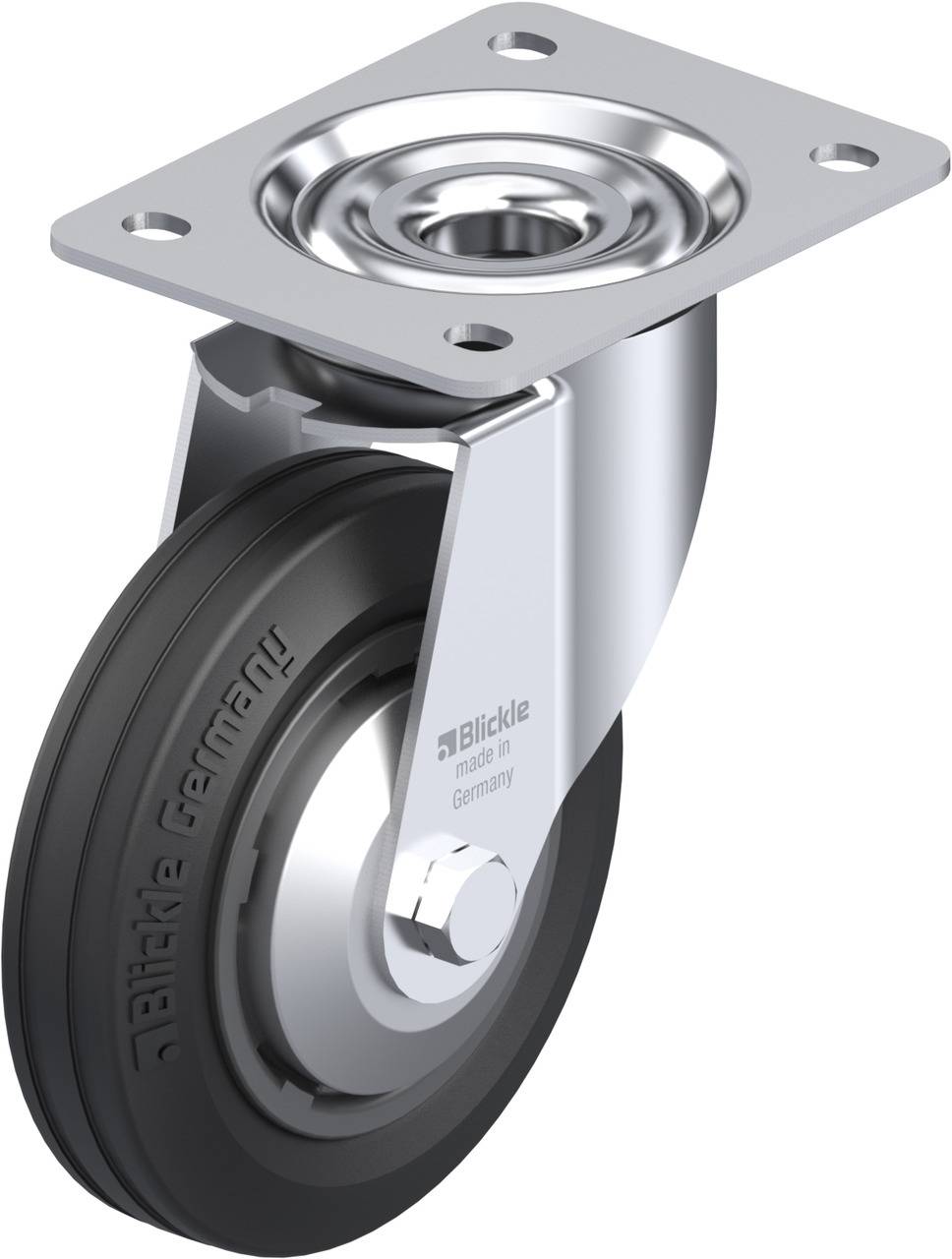 Blickle 749725 LE-VPP 150R-FA Kółko skrętne Średnica koła: 150 mm Maksymalne obciążenie: 135 kg 1 szt. - obrazek 1