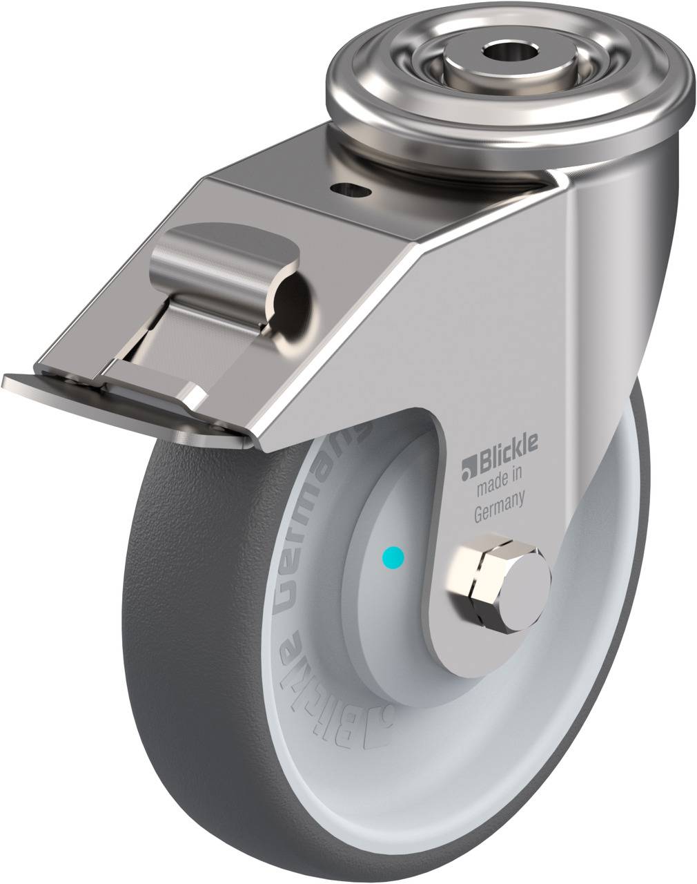 Blickle 761534 LEXR-PATH 160KAD-FI Kółko skrętne z hamulcem Średnica koła: 160 mm Maksymalne obciążenie: 300 kg 1 szt. - obrazek 1