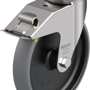 Blickle 853620 LEXR-TPA 200G-FI-ELS Kółko skrętne z hamulcem Średnica koła: 200 mm Maksymalne obciążenie: 160 kg 1 szt.