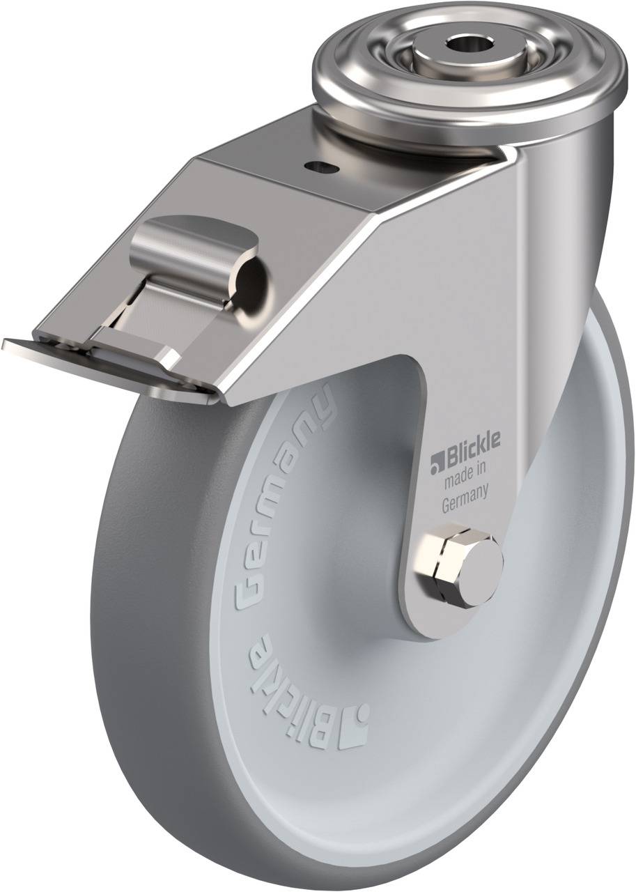 Blickle 754544 LEXR-TPA 200XR-FI Kółko skrętne z hamulcem Średnica koła: 200 mm Maksymalne obciążenie: 250 kg 1 szt. - obrazek 1