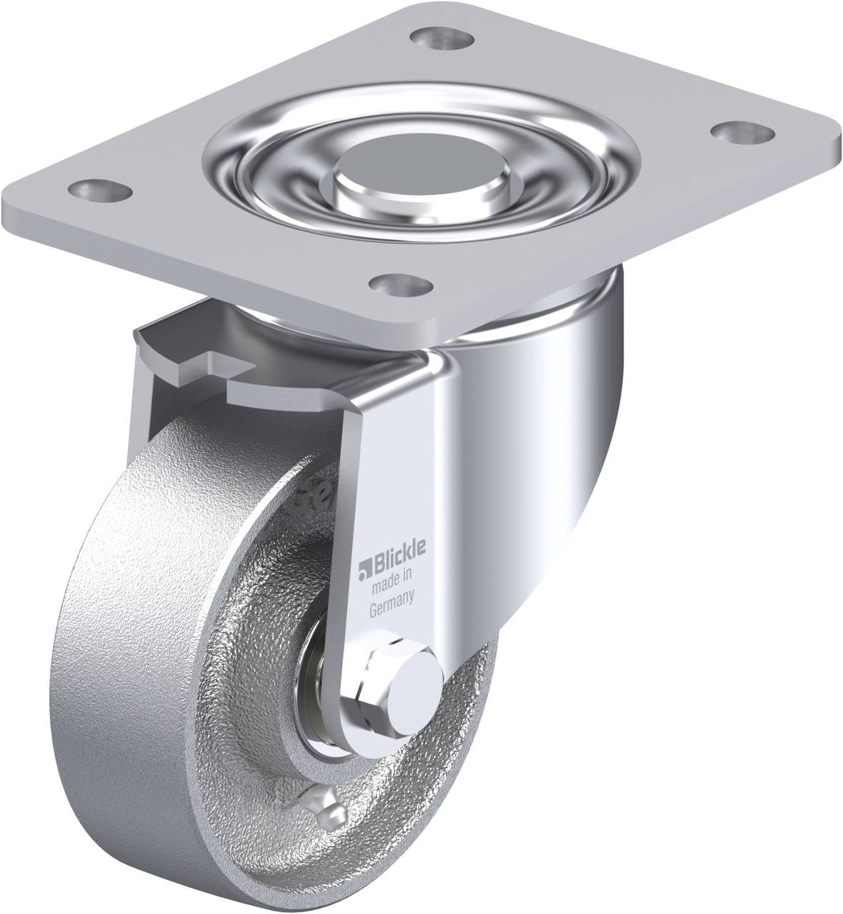 Blickle 754596 LH-G 100K-3 Kółko skrętne Średnica koła: 100 mm Maksymalne obciążenie: 400 kg 1 szt. - obrazek 1