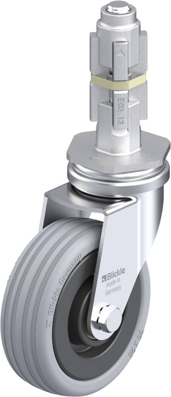 Blickle 298604 LRA-VPA 75K-E03 Kółko skrętne Średnica koła: 75 mm Maksymalne obciążenie: 60 kg 1 szt. - obrazek 1