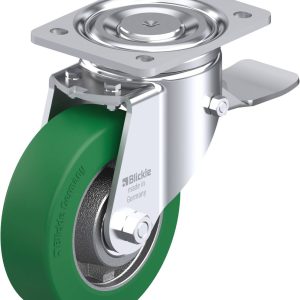 Blickle 852387 LH-GST 150K-ST Kółko skrętne z hamulcem Średnica koła: 150 mm Maksymalne obciążenie: 570 kg 1 szt. Blickle 852387 LH-GST 150K-ST Kółko skrętne z hamulcem Średnica koła: 150 mm Maksymalne obciążenie: 570 kg 1 szt.