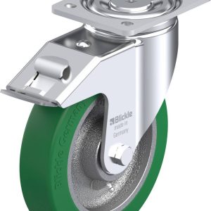 Blickle 754612 LH-GST 200K-FI Kółko skrętne z hamulcem Średnica koła: 200 mm Maksymalne obciążenie: 800 kg 1 szt. Blickle 754612 LH-GST 200K-FI Kółko skrętne z hamulcem Średnica koła: 200 mm Maksymalne obciążenie: 800 kg 1 szt.