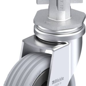 Blickle 738329 LRA-VPA 75K-E07 Kółko skrętne Średnica koła: 75 mm Maksymalne obciążenie: 60 kg 1 szt.