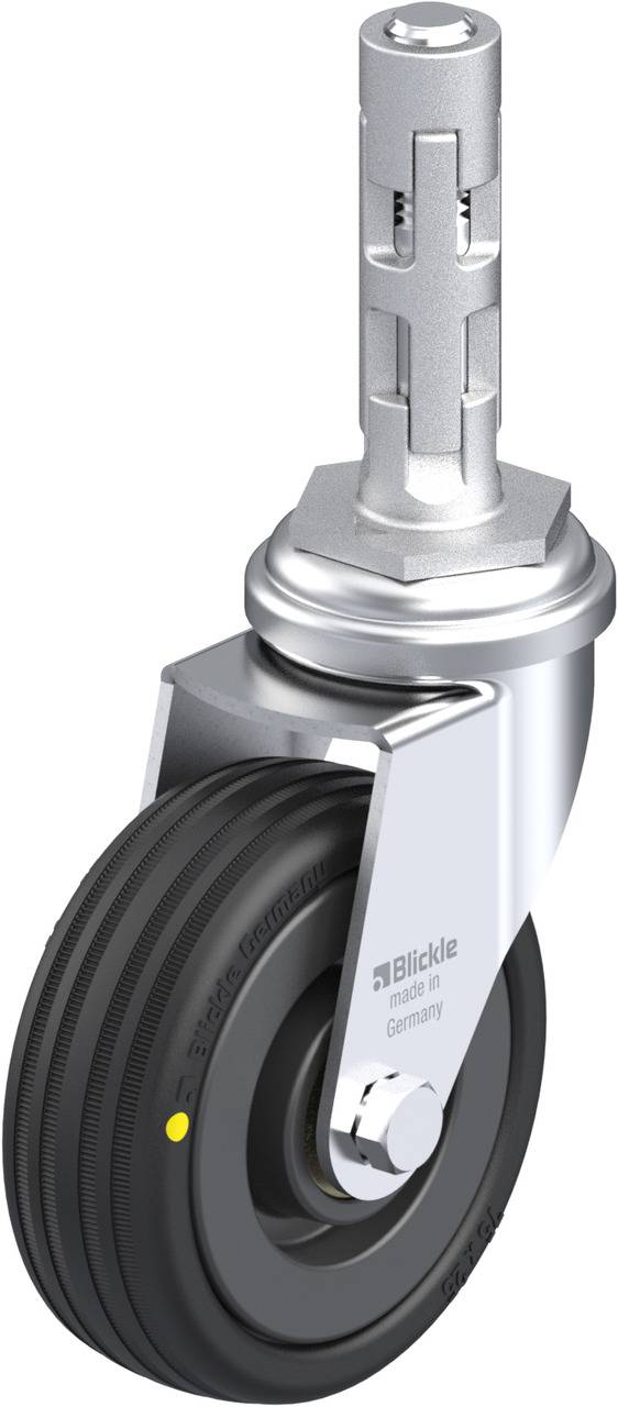 Blickle 742555 LRA-VPA 75K-EL-E01 Kółko skrętne Średnica koła: 75 mm Maksymalne obciążenie: 45 kg 1 szt. - obrazek 1