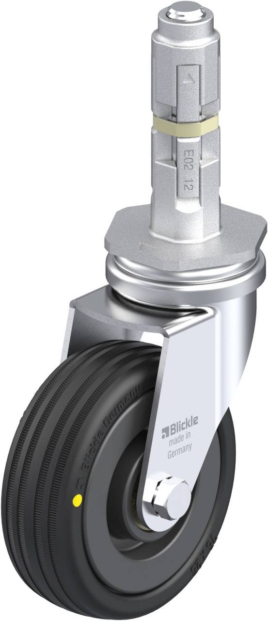 Blickle 361626 LRA-VPA 75K-EL-E02 Kółko skrętne Średnica koła: 75 mm Maksymalne obciążenie: 45 kg 1 szt. - obrazek 1